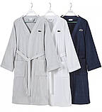 Махровий халат Lacoste 1159841820 (Синій One size), фото 3