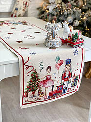 Новорічна доріжка на стіл гобеленова NOIRET