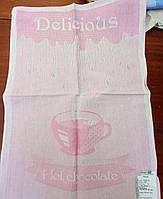 Лляний рушник "Гарячий шоколад"