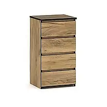 Комод в передпокій, спальню, дитячу 4Ш з ДСП Бруклін Дуб крафт золотий Мебель Сервіс