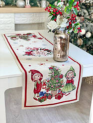 Новорічна доріжка на стіл гобеленова GINGER