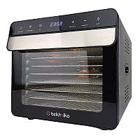 Професійний дегідратор Tekhniko DH-08A-BK (8 сталевих лотків) — сушарка для фруктів, овочів, грибів, м'яса