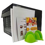 Професійний дегідратор Tekhniko DH-08A-BK (8 сталевих лотків) — сушарка для фруктів, овочів, грибів, м'яса, фото 5