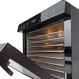 Професійний дегідратор Tekhniko DH-08A-BK (8 сталевих лотків) — сушарка для фруктів, овочів, грибів, м'яса, фото 10