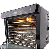 Професійний дегідратор Tekhniko DH-08A-BK (8 сталевих лотків) — сушарка для фруктів, овочів, грибів, м'яса, фото 4