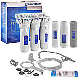 Фільтр питної води 3 ступені очищення (ППР5+пом'якшення+спресоване вугілля) Europroduct EPV-70 (EP6220), фото 4