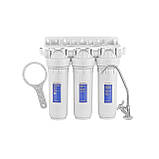 Фільтр питної води 3 ступені очищення (ППР5+пом'якшення+спресоване вугілля) Europroduct EPV-70 (EP6220), фото 2