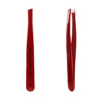 Пінцет для брів STALEKS PRO EXPERT 11 TYPE 3 RED