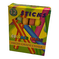 Крейда канцелярська кольорова Набір 12 шт