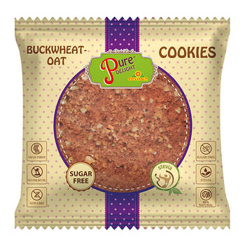 Печиво без цукру Гречано-Вівсяне, Корисна Кондитерська, 50 г