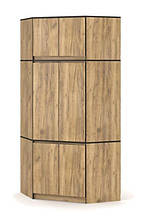 Шафа кутова 4Д з антресоллю з ДСП Бруклін Дуб крафт золотий Мебель Сервіс