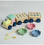 Гр Потяг 57841 (36)  "4FUN Game Club Wood", магнітна риболовля, сортер, каталка, у коробці, фото 3