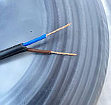 Провід мідний ПВС 2х1 круглий гнучкий, чорний Одеса ГОСТ (кратно 5м), фото 2