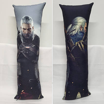 Дакімакура Відьмак (54см х 18см) / The Witcher подушка