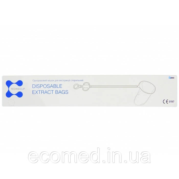 Одноразовий мішок для екстракції стерильний Technoclip, фото 1