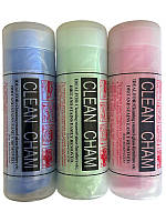 Тряпка для мытья автомомиля, вытирания автомобиля после мойки (цветная 58*40 см 132 грамма)