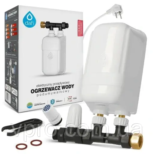 Проточний водонагрівач Dafi 3,7 kW 230W 50Hz, фото 1