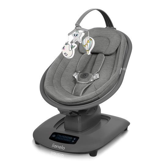Крісло-гойдалка Lionelo BLOSSOM GREY CONCRETE, фото 1