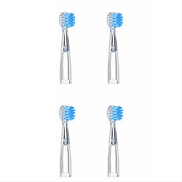 Насадки для дитячої зубної щітки MEDICA+ Kidsbrush 2.0 blue (4 шт )
