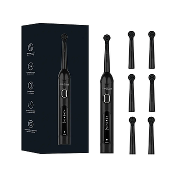 Електрична зубна щітка MEDICA+ ProBrush XO Сarbon (Black) + 6 змінних насадок