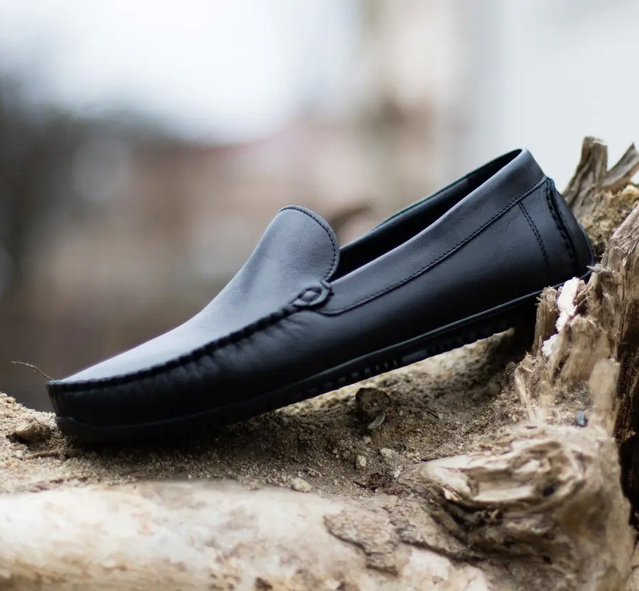 Чоловічі мокасини з натуральної шкіри 39 розмір, фото 1