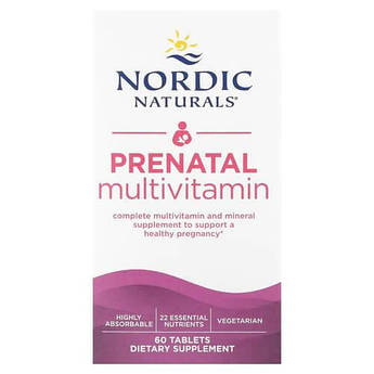 Nordic Naturals Prenatal Multivitamin 60 таблеток