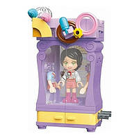 Дитячий конструктор Дівчинка з кімнатою Bambi 34011 з аксесуарами Кондитер