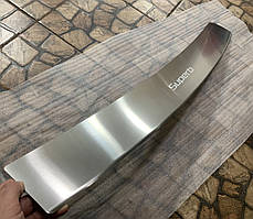 Накладка на бампер з загином Skoda Superb III з 2015 р.