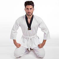 Кімоно для тхеквондо SP-Sport CO-012 8 зріст 180 Білий-Чорний