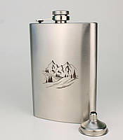 Фляга з гравіюванням Карпати Кукумбер 230 мл (8-1275)