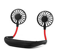Вентилятор на шию портативний OPT-TOP Neck Fan SN з акумулятором Чорний (2104618574)