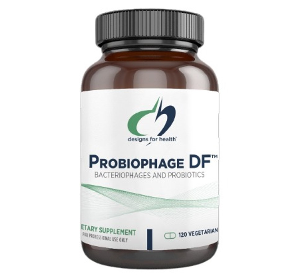 Designs for Health Probiophage DF / Пробіотик із бактеріофагами для підтримки мікробіому 120 капсул