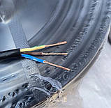 Кабель провід ПВС 3х1.5 чорний, мідний круглий Одеса ГОСТ (кратно 5м), фото 2