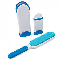 Набір щіток для видалення шерсті та пилу для котів і собак Fur Wizard самоочисний (1756374740)