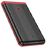Автомобільний пуско-зарядний пристрій Бустер Hoco QS5 6000 mAh з ліхтарем black, фото 4