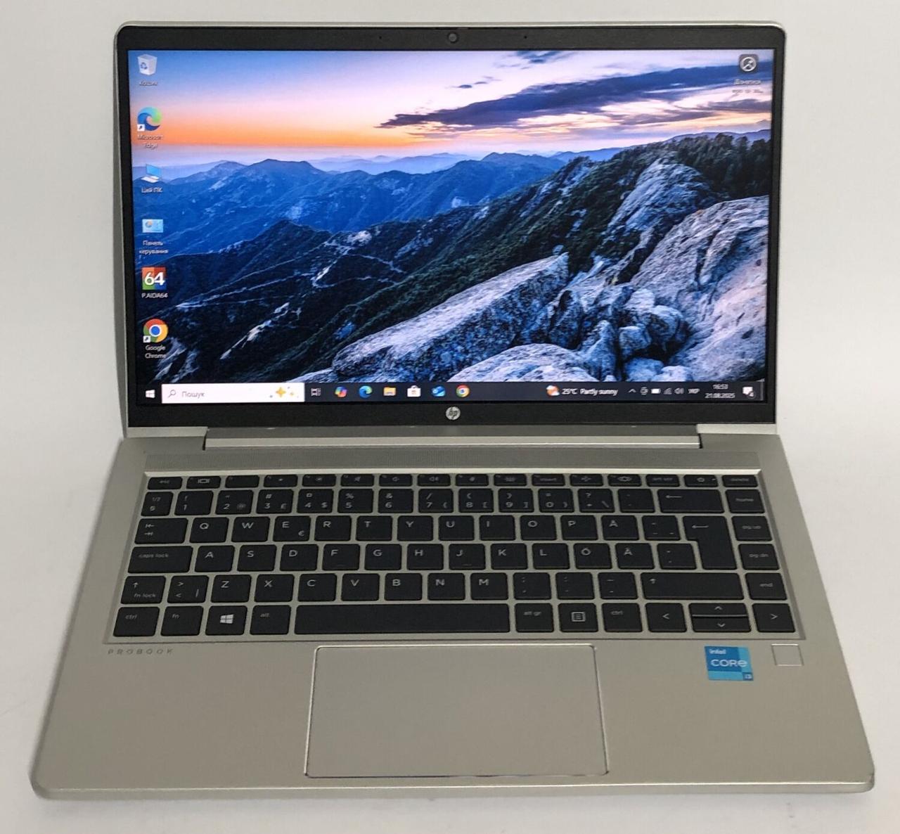 Б/в Ультрабук Б-клас HP ProBook 640 G8 14" 1920x1080| Core i3-1115G4| 8 GB RAM| 256 GB SSD NVMe| UHD