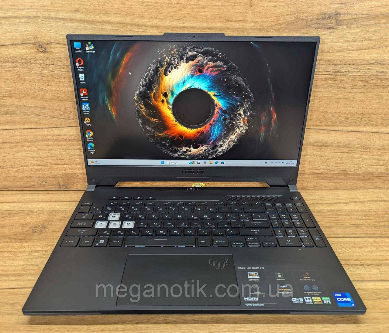 Ігровий ноутбук Asus TUF Dash F15 FX512ZR | Nvidia GeForce RTX 3070 8 GB | 15,6" | Intel I7 - 12650H | 512GB SSD | 16GB, фото 1