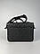 Сумка-месенджер Louis Vuitton 2 в 1 чорний в шахматку- у комплекті гаманець, фото 3