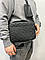 Сумка-месенджер Louis Vuitton 2 в 1 чорний в шахматку- у комплекті гаманець, фото 8
