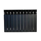 Біметалевий радіатор Mirado 96/500 12 секцій чорний (6555350)