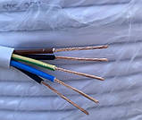 Провід кабель круглий ПВС 5х1.5 мідний багатожильний Одеса ГОСТ (кратно 5м), фото 2