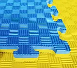 Мат-пазл WCG EVA 100х100х2 см - синьо-жовтий, фото 6