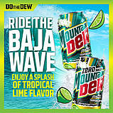 Газований напій Mountain Dew Zero Sugar Baja Blast 355мл, фото 3