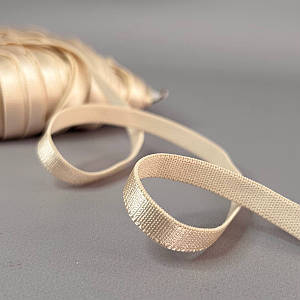 Резинка для бретель плоска 8 мм - світлий беж