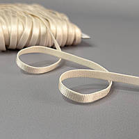 Резинка для бретель плоска 6 мм - світлий беж