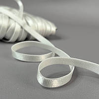 Резинка для бретель плоска 8 мм - холодний білий