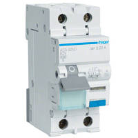 Популярний! Диференціальний автоматичний вимикач Hager 1-п.+N 25 A B 30 mA (6kA) A (B) (ADA925D) — Найкраще