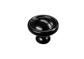 Ручка меблева K 8489/ВК (кнопка чорна)