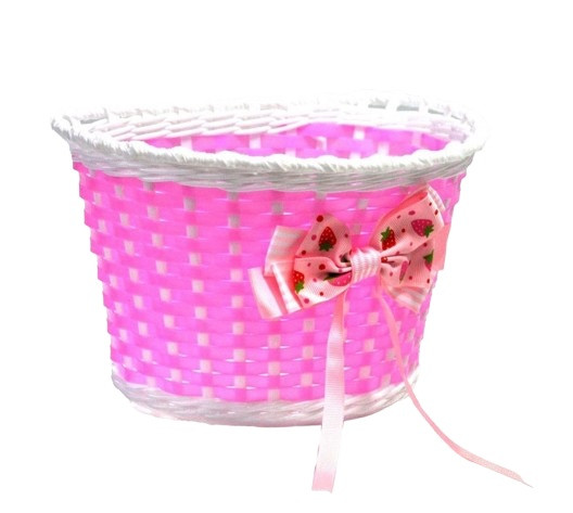 Кошик для дитячого велосипеда Crossride рожевий, фото 1