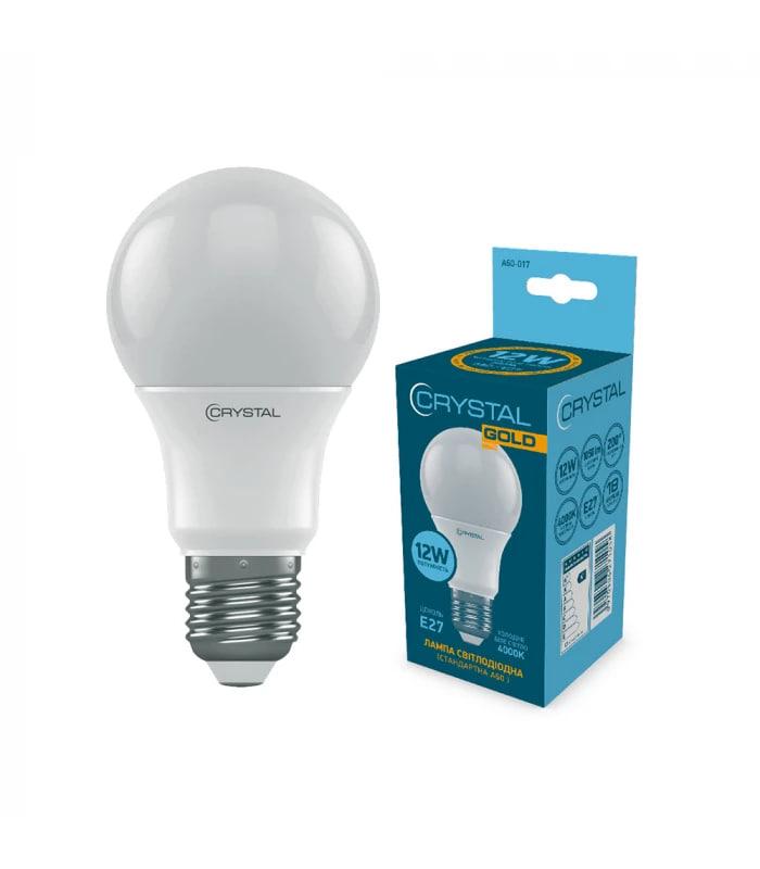 Світлодіодна LED лампа Crystal Gold 12W A60 4200K E27 денне світло